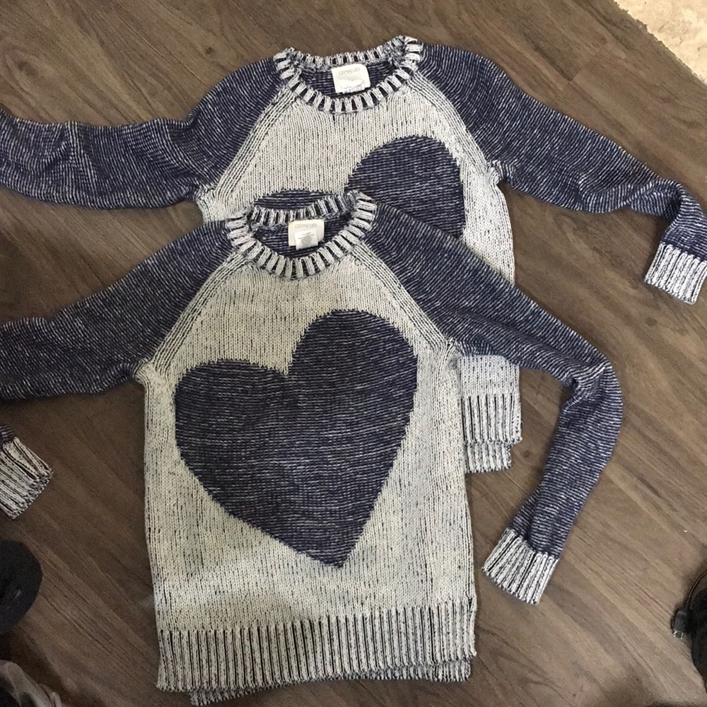 Crewcuts girls 100% cotton sweater